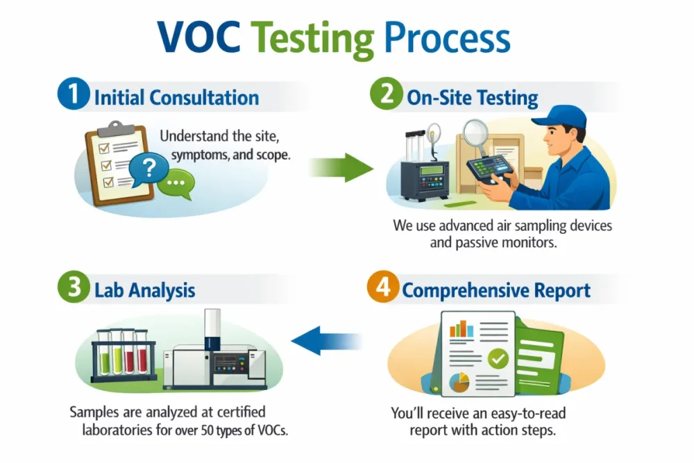 VOC testing process